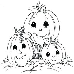 Legit Easy Pumpkin Coloring Pages At Free Printable Halloween Pumpkins Color