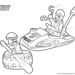 Lego City Coloring Pages To Print And Color Escape