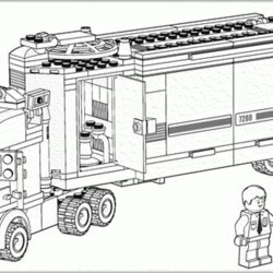 Splendid Lego City Printable Coloring Pages Home Truck Police Fire Print Colouring Kids Sheets Boys Colour