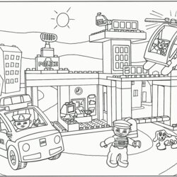 Lego City Printable Coloring Pages Home Print Comments