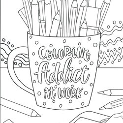 Superb Coloring Pages With Details Addict At Work