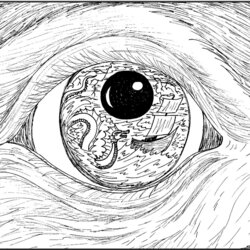 Terrific Eye Coloring Pages Printable At Free Download Unique Adults Surrealism Eyes Beautiful Strange
