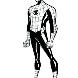 Coloring Pages Free Printable Suit Spider Kids Print Man Suits Drawing Color Sheets Marvel Lego Line