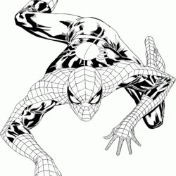 Super The Amazing Spider Man Coloring Pages Home Printable Kids Popular