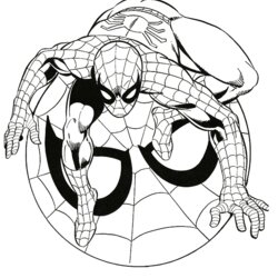 Perfect Coloring Pages Free Printable Kids Spider Man Superhero Book Sheets Print Venom Boys Cartoon