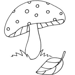 Wizard Mushroom Coloring Pages Best For Kids Colouring Mushrooms