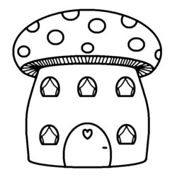 Superior Mushroom Coloring Pages Rocks Cute Home