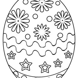Fine Easter Coloring Pages Best For Kids Egg Color