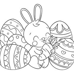 Champion Best Free Printable Easter Egg Coloring Page Pages