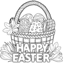 Worthy Free Printable Easter Coloring Pages For Kids And Adults Parade