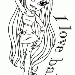 Magnificent Get This Girls Coloring Pages Of Dolls Ballet Dancer Color Printable Print Sasha Cheerleader