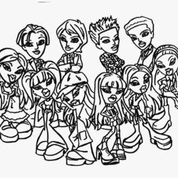Superior Free Coloring Pages Online Dolls