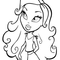Exceptional Dolls Coloring Pages Free