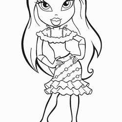 Matchless Free Printable Coloring Pages For Kids Doll Drawing
