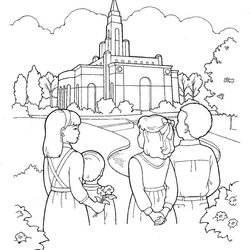 Smashing Primary Coloring Pages Home Temple Children Church Line Drawing Forgiveness Library Going Temples
