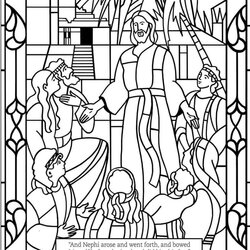 Perfect Latter Day Saints Coloring Pages Savior Print Size Free