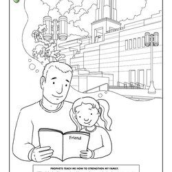 Eminent Free Coloring Page Download Clip Art On Pages Family Prophet Good Heaven Color Print Mormon Word