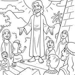High Quality Coloring Pages To Download And Print For Free Jesus Easter Book Mormon Helping Children Child