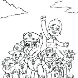Supreme Christmas Paw Patrol Coloring Pages At Free Download