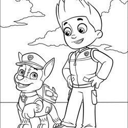 Paw Patrol Christmas Coloring Pages At Free