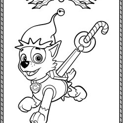 Spiffing Free Printable Paw Patrol Christmas Coloring Pages Best