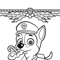 Superlative Paw Patrol Colouring Pages Christmas Coloring Page For Kids Rocky