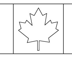 Marvelous Flags Coloring Pages Kids Flag Canada Canadian Pole Countries Print Remembrance Printable Color