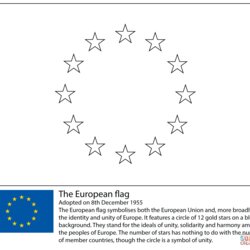 Sublime Flag Coloring Download For Free Union European Pages Flags Printable Europe