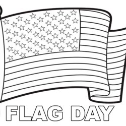 Flag Day Coloring Pages For Kids