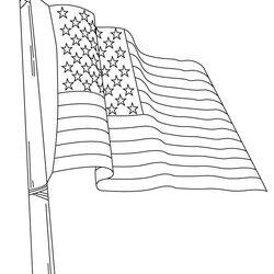 Worthy Coloring Pages Of Flags Best Collections Flag States United American Printable Popular Print