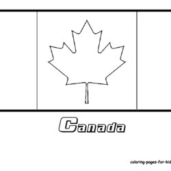 Excellent Flags Coloring Pages Kids Flag Canada Book Boys Canadian Sheet Tags Colors Print Sheets Choose