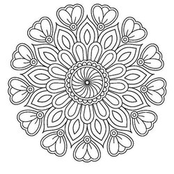 Superb Coloring Mandalas Mandala Pages Colouring Free