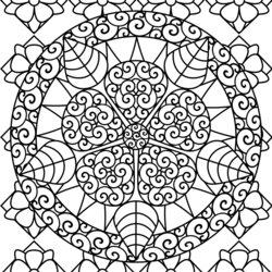 Perfect Mandala Best Coloring Pages Minister Center Circumference Any Its Determined Tied Wholeness Represent