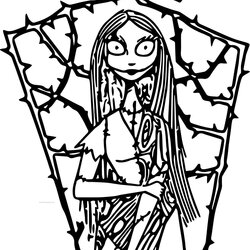 Cool The Nightmare Jack And Sally Disney Coloring Page Printable Pages