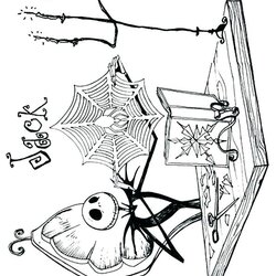 Very Good Jack And Sally Coloring Pages At Free Printable Nightmare Christmas Before Halloween Color