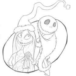 Admirable Jack And Sally By On Nightmare Before