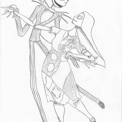 Best Images Of Jack Coloring Pages Sally Nightmare Before Christmas Via Printable And