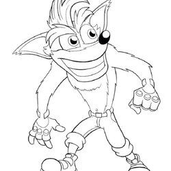 Crash Coloring Pages Best For Kids Sheets Educative Pokemon Racing Page