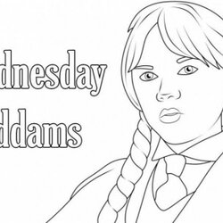 Wednesday Coloring Page Format Home