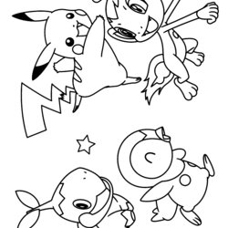 Super Pokemon Coloring Pages Kids Print