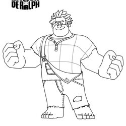 Wreck It Ralph Coloring Pages At Free Printable Color