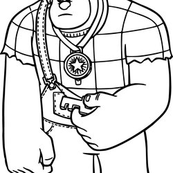 Superb Wreck It Ralph Coloring Pages At Free Printable Color