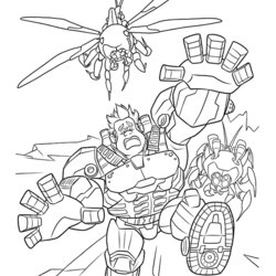 Magnificent Wreck It Ralph Coloring Pages Best For Kids Duty Printable Fighting Hero Disney Colouring Cartoon