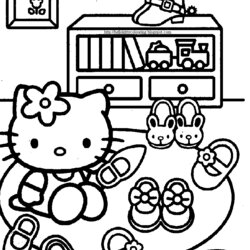 The Highest Quality Hello Kitty Coloring Pages Sheets Prefect Pictures