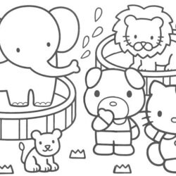 Outstanding Hello Kitty Coloring Pages Printable Kids For
