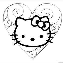 Legit Hello Kitty Coloring Page Free Printable Pages Color Print Kids Online Adults