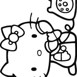 Wonderful Hello Kitty Coloring Pages Download And Print Printable