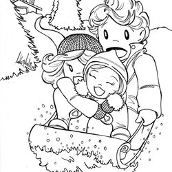 Marvelous Winter Coloring Pages Archives For Kids