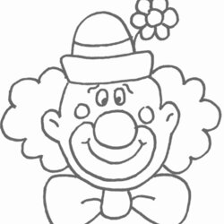 Splendid Free Printable Clown Coloring Pages For Kids Print Color Clowns Template Google To