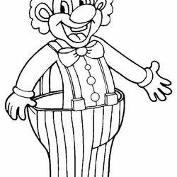 Perfect Printable Clown Coloring Pages For Kids Evil Happy Color Drawing Creepy Colouring Print Draw Scary